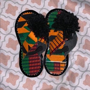 Kente slippers